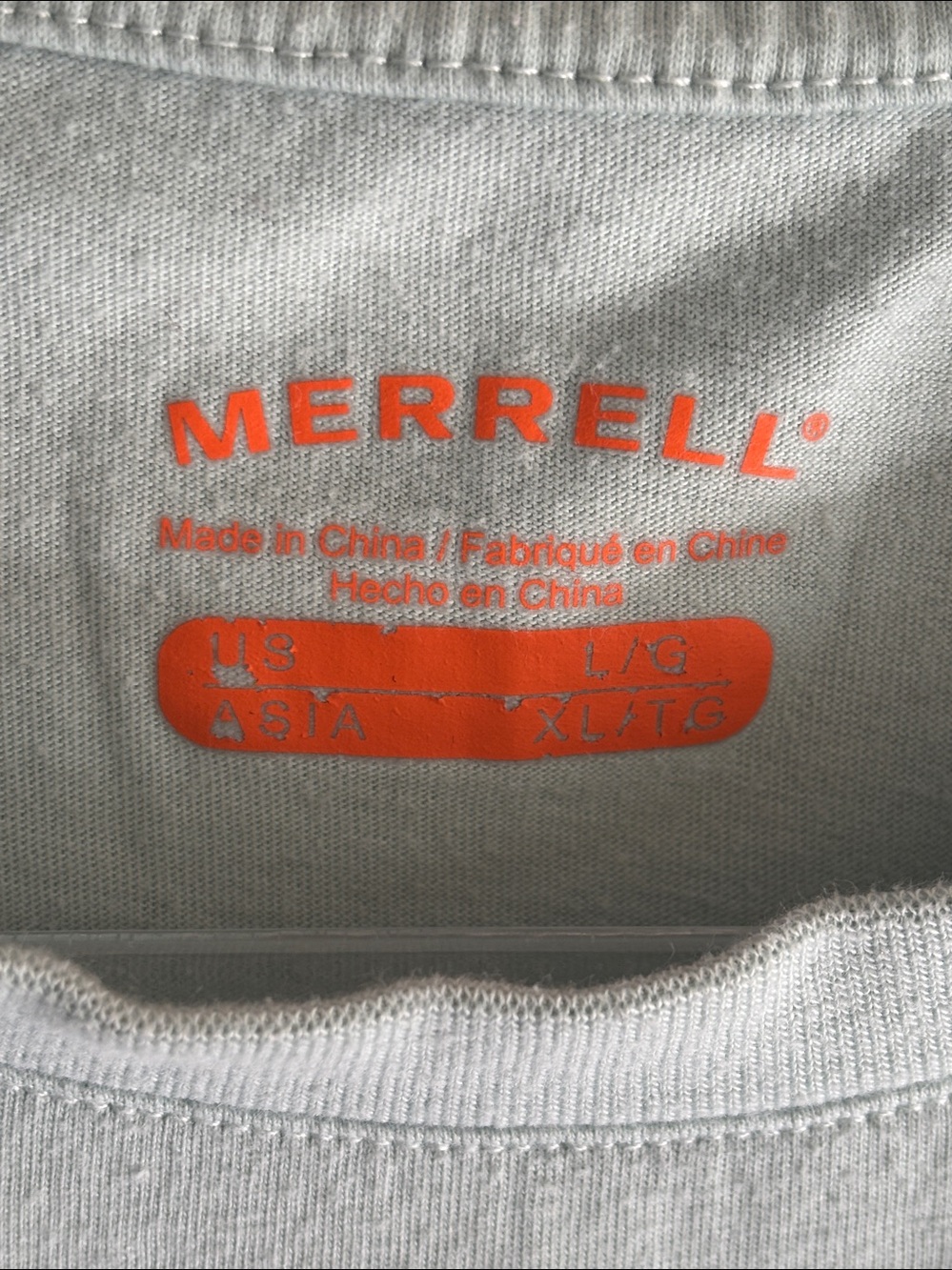 L Merrell hike on Merrell tee - Picture 3 of 8
